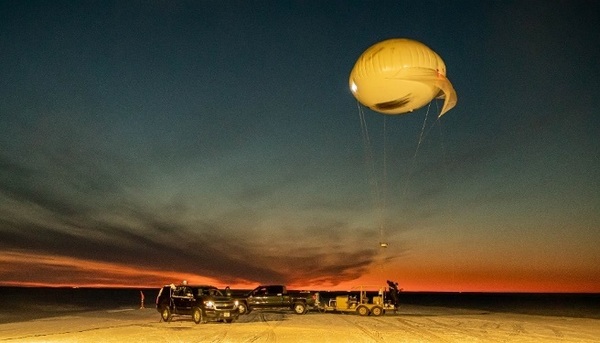 Tethered balloon system used in Iffexo project