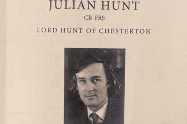 Program cover from Julian Hunt memorial